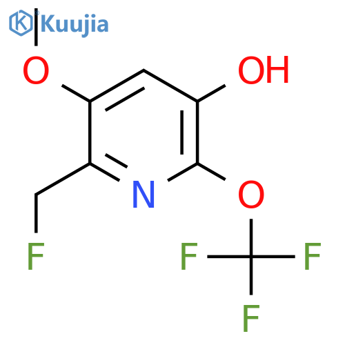 2-(Fluoromethyl)-5-hydroxy-3-methoxy-6-(trifluoromethoxy)pyridine structure