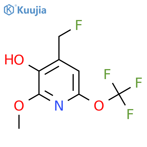 4-(Fluoromethyl)-3-hydroxy-2-methoxy-6-(trifluoromethoxy)pyridine structure