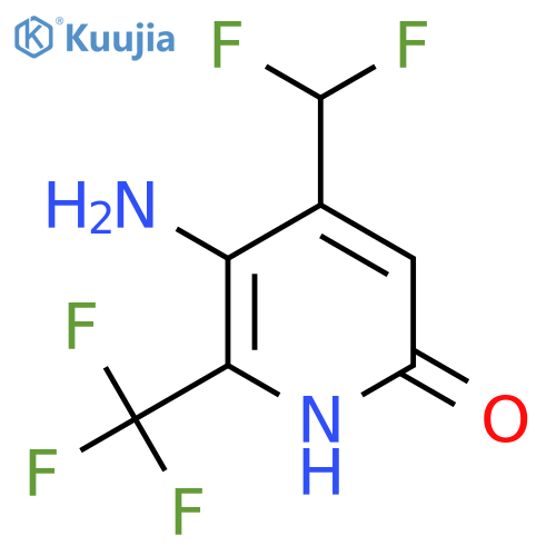 3-Amino-4-(difluoromethyl)-6-hydroxy-2-(trifluoromethyl)pyridine structure