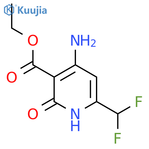 Ethyl 4-amino-6-(difluoromethyl)-2-hydroxypyridine-3-carboxylate structure