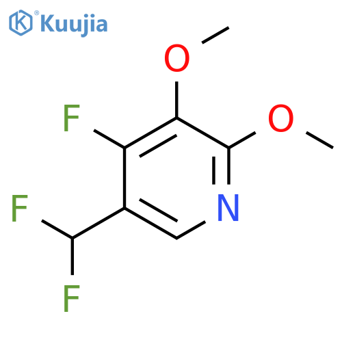 5-(Difluoromethyl)-2,3-dimethoxy-4-fluoropyridine structure