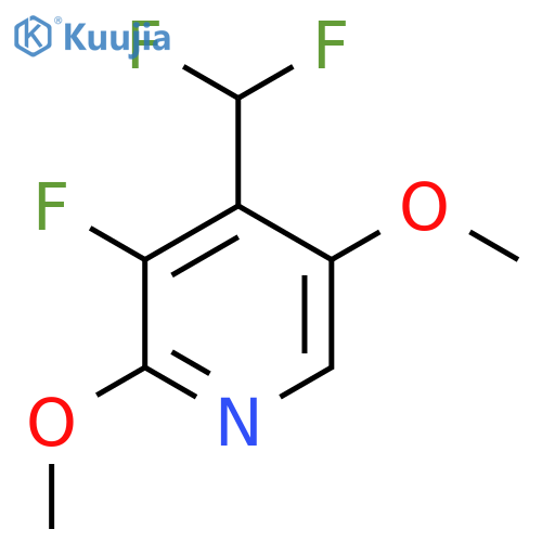 4-(Difluoromethyl)-2,5-dimethoxy-3-fluoropyridine structure