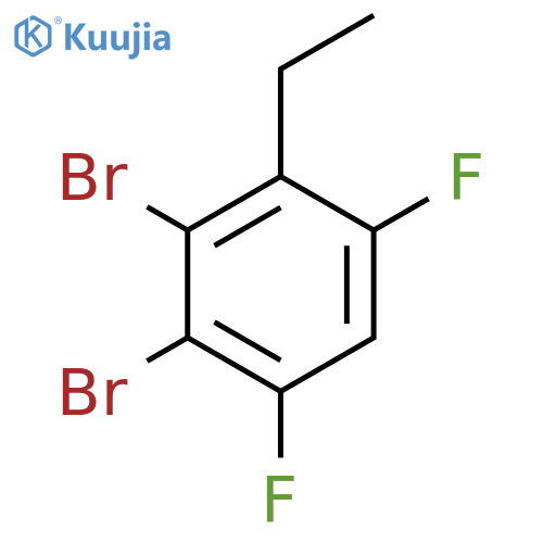 1,2-Dibromo-4,6-difluoro-3-ethylbenzene structure