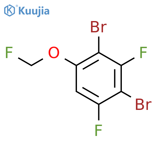 1,3-Dibromo-2,4-difluoro-6-(fluoromethoxy)benzene structure