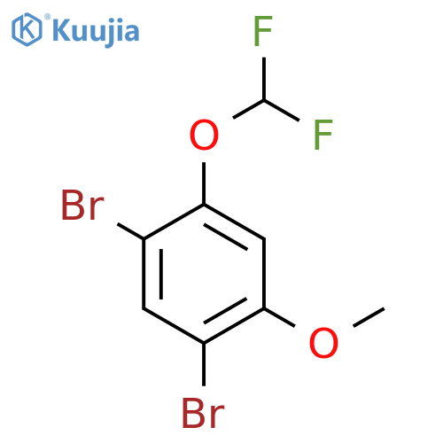 2,4-Dibromo-5-(difluoromethoxy)anisole structure