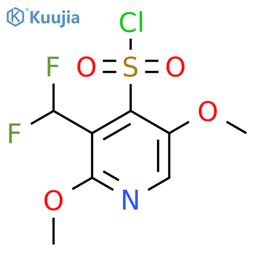 3-(Difluoromethyl)-2,5-dimethoxypyridine-4-sulfonyl chloride structure