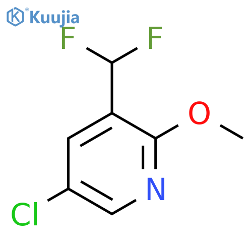 5-Chloro-3-(difluoromethyl)-2-methoxypyridine structure
