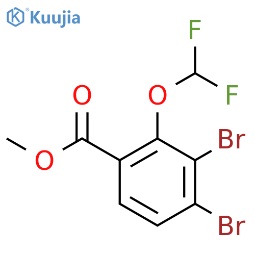 Methyl 3,4-dibromo-2-(difluoromethoxy)benzoate structure