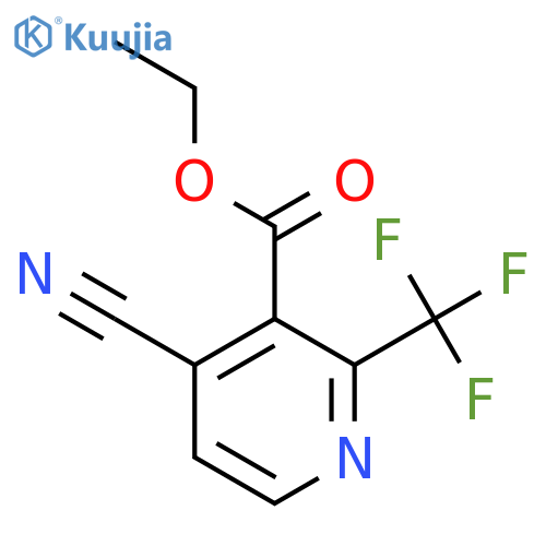Ethyl 4-cyano-2-(trifluoromethyl)nicotinate structure
