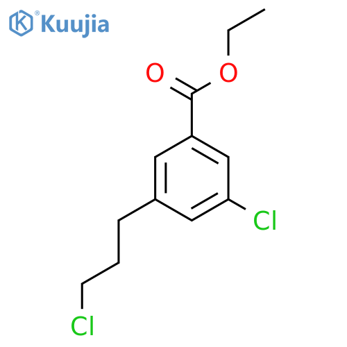 Ethyl 3-chloro-5-(3-chloropropyl)benzoate structure