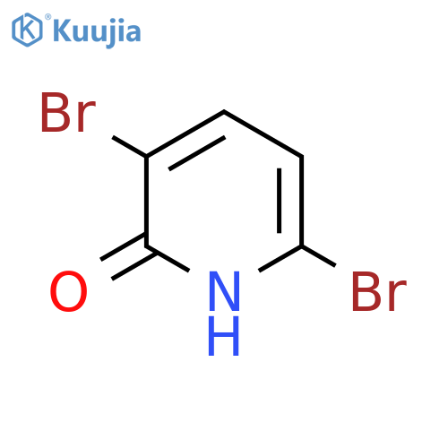 3,6-Dibromo-2(1H)-pyridinone structure