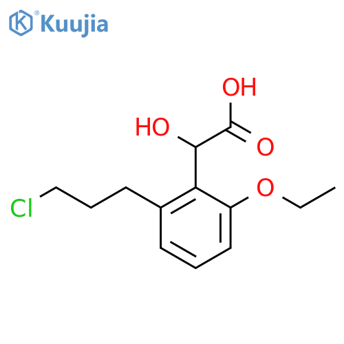 2-(3-Chloropropyl)-6-ethoxymandelic acid structure