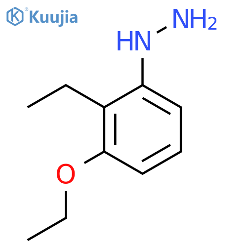 3-Ethoxy-2-ethylphenylhydrazine structure