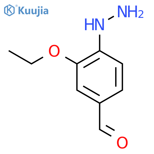 2-Ethoxy-4-formylphenylhydrazine structure