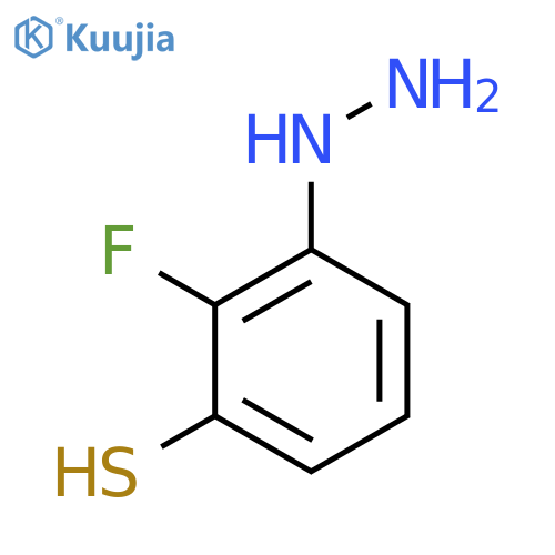 2-Fluoro-3-mercaptophenylhydrazine structure