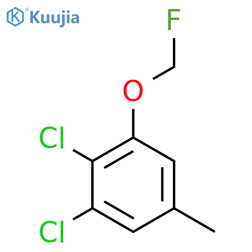 3,4-Dichloro-5-(fluoromethoxy)toluene structure