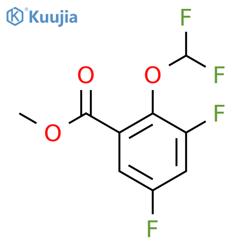 Methyl 3,5-difluoro-2-(difluoromethoxy)benzoate structure