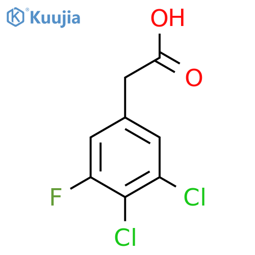 3,4-Dichloro-5-fluorophenylacetic acid structure