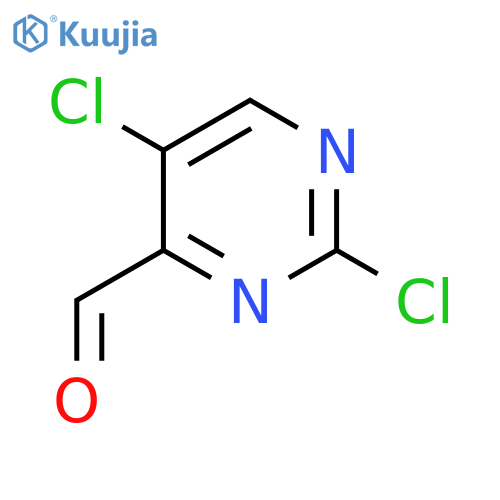 2,5-Dichloropyrimidine-4-carbaldehyde structure