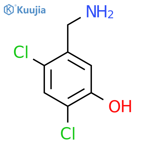 2,4-Dichloro-5-hydroxybenzylamine structure