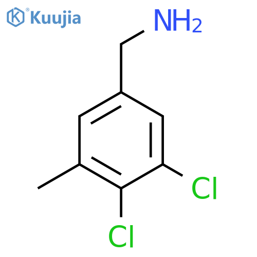 3,4-Dichloro-5-methylbenzylamine structure