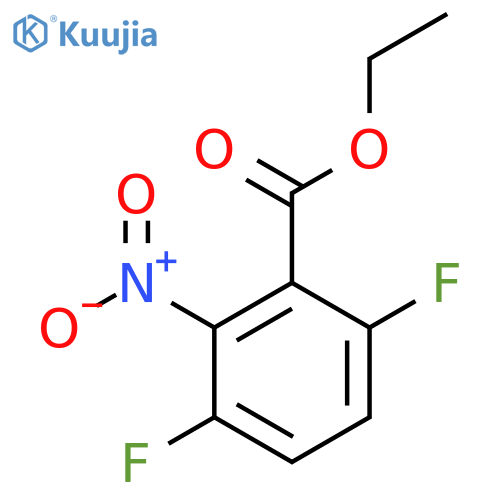 Ethyl 3,6-difluoro-2-nitrobenzoate structure