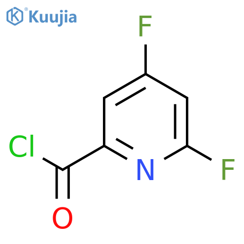 2,4-Difluoropyridine-6-carbonyl chloride structure