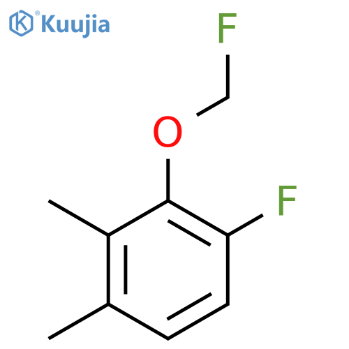 1,2-Dimethyl-4-fluoro-3-(fluoromethoxy)benzene structure