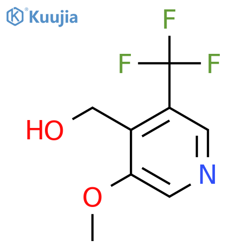 3-Methoxy-5-(trifluoromethyl)pyridine-4-methanol structure