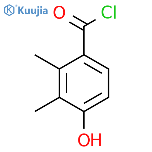 2,3-Dimethyl-4-hydroxybenzoyl chloride structure