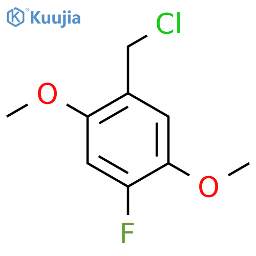 2,5-Dimethoxy-4-fluorobenzyl chloride structure