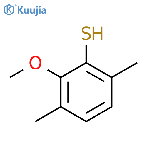 3,6-Dimethyl-2-methoxythiophenol structure