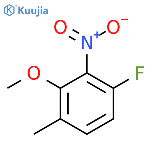 3-Fluoro-6-methyl-2-nitroanisole structure