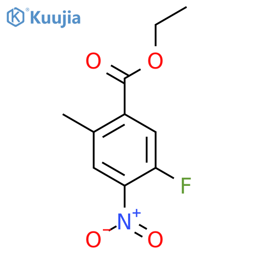 Ethyl 5-fluoro-2-methyl-4-nitrobenzoate structure