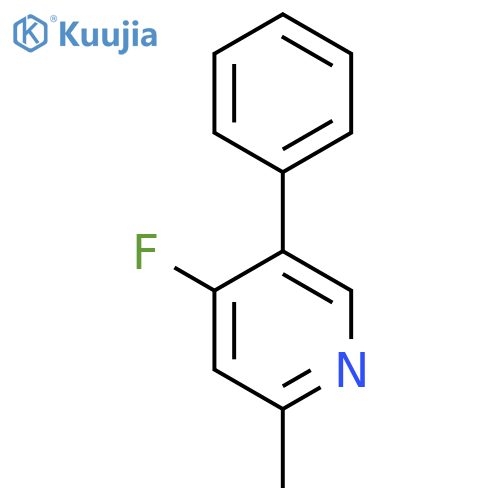 4-Fluoro-2-methyl-5-phenylpyridine structure