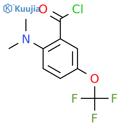 2-Dimethylamino-5-(trifluoromethoxy)benzoyl chloride structure