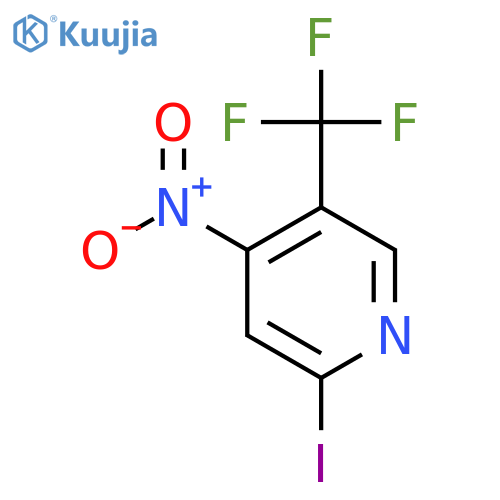 2-Iodo-4-nitro-5-(trifluoromethyl)pyridine structure