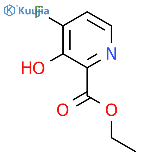 Ethyl 4-fluoro-3-hydroxypicolinate structure