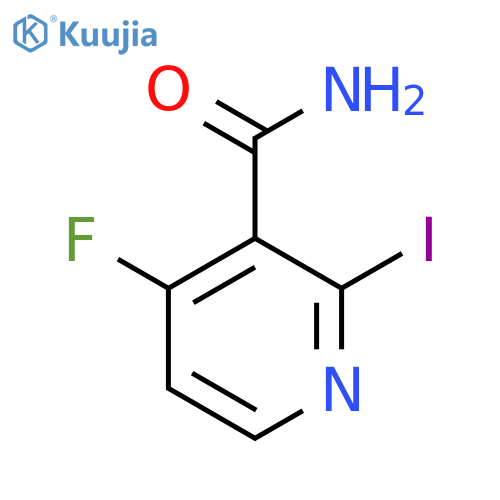 4-Fluoro-2-iodonicotinamide structure