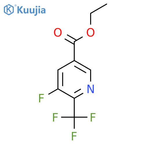 Ethyl 5-fluoro-6-(trifluoromethyl)nicotinate structure