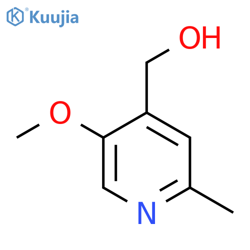 5-Methoxy-2-methylpyridine-4-methanol structure