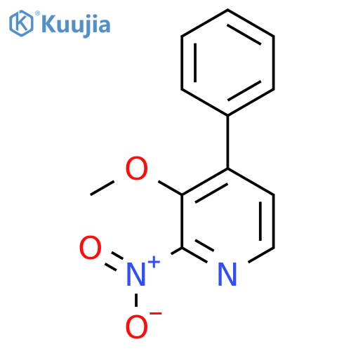 3-Methoxy-2-nitro-4-phenylpyridine structure