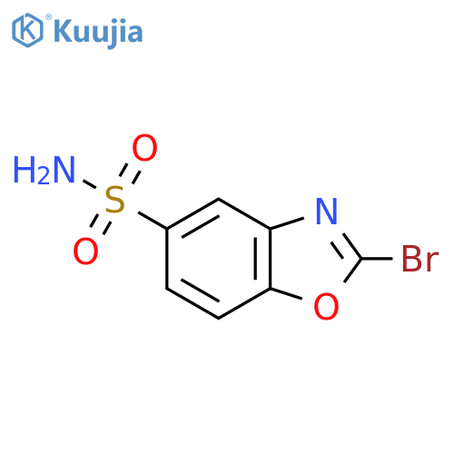 2-Bromobenzo[d]oxazole-5-sulfonamide structure