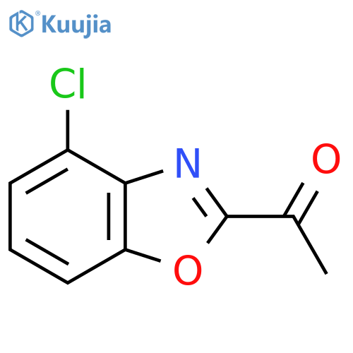 1-(4-Chlorobenzo[d]oxazol-2-yl)ethanone structure