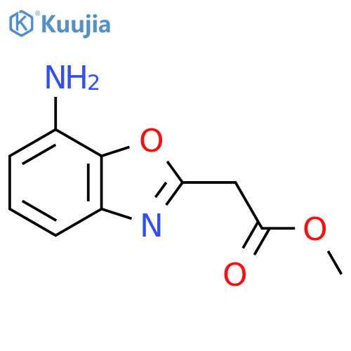 Methyl 7-aminobenzo[d]oxazole-2-acetate structure
