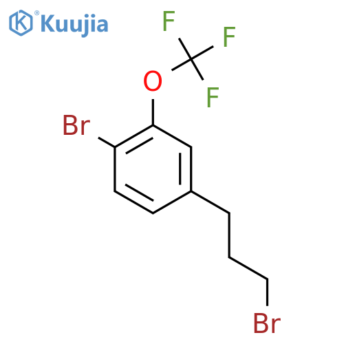2-Bromo-5-(3-bromopropyl)(trifluoromethoxy)benzene structure