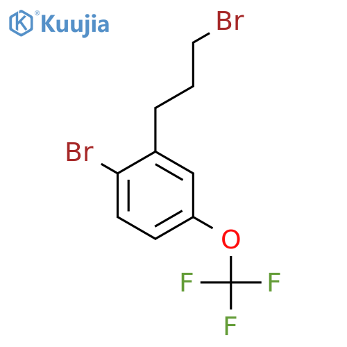 4-Bromo-3-(3-bromopropyl)(trifluoromethoxy)benzene structure
