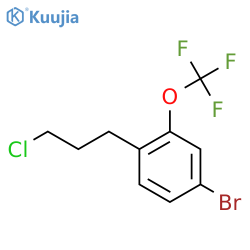 5-Bromo-2-(3-chloropropyl)(trifluoromethoxy)benzene structure