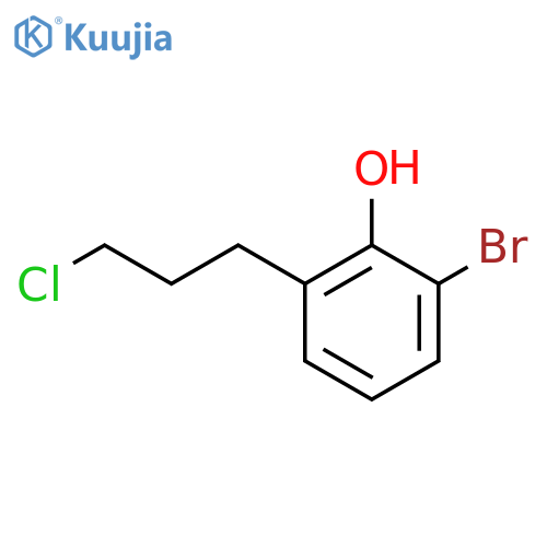 2-Bromo-6-(3-chloropropyl)phenol structure