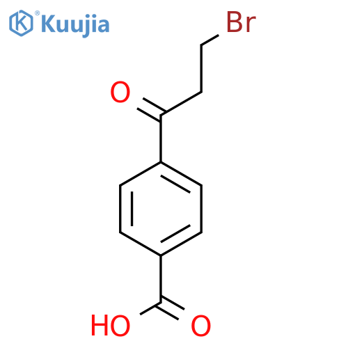 4-(3-Bromopropanoyl)benzoic acid structure